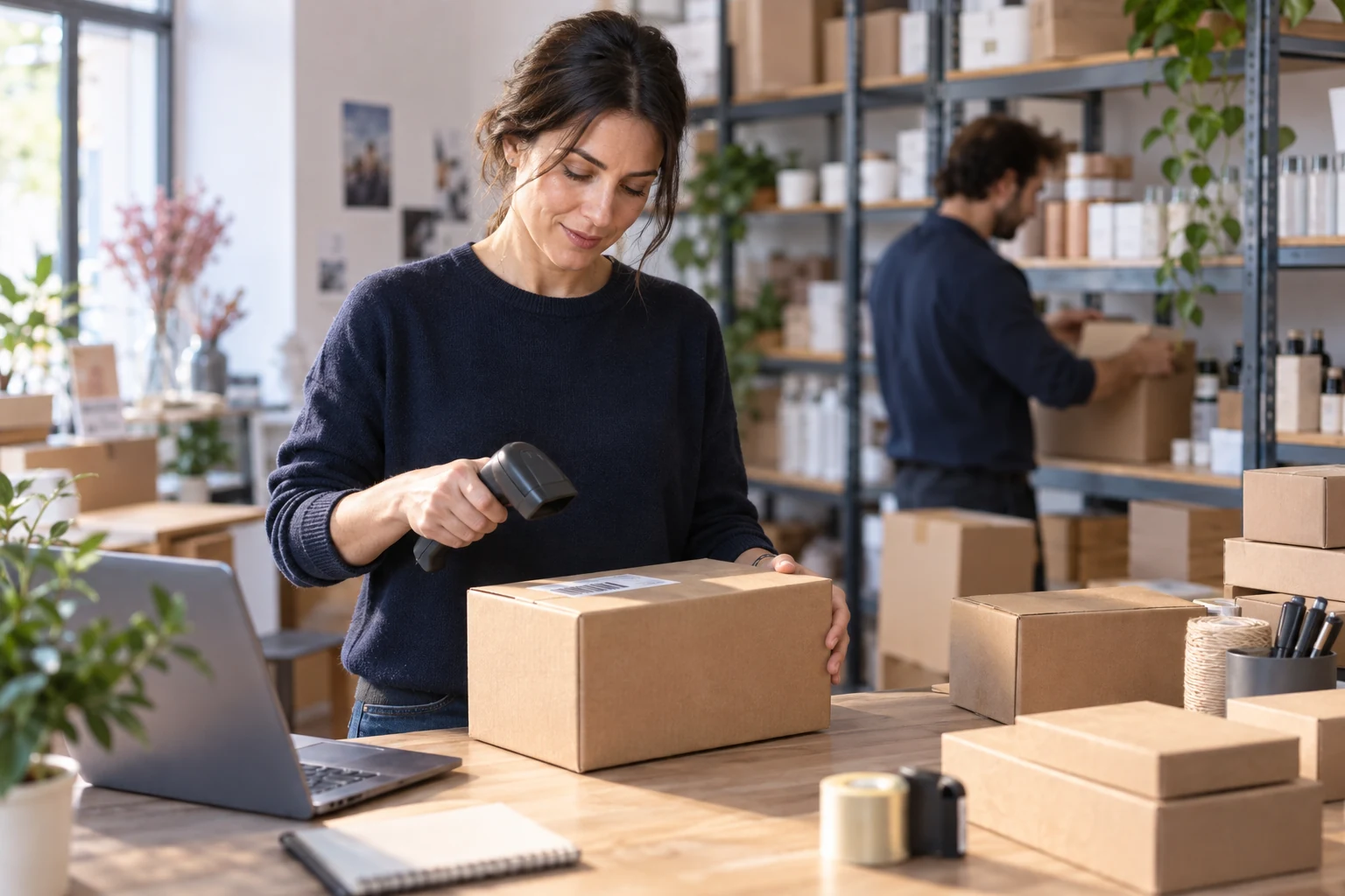 Illustration : préparation et suivi d’une commande e-commerce