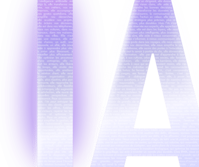 Une illustration graphique avec des formes géométriques colorées et un fond textuel flou, représentant une composition moderne.